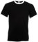 Fruit Of The Loom Herren T-Shirt Gr. S, Schwarz/Weiß