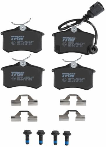 TRW GDB1475 Bremsbelagsatz, Scheibenbremse | Kompatibel mit: SEAT IBIZA III, SKODA FABIA I, FABIA I Combi, FABIA I Stufenheck, VW POLO, POLO IV Stufenheck