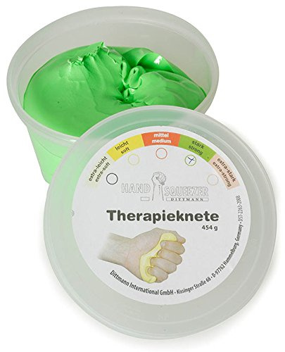 Therapieknete 453 g Physiotherapie Training Knete stark - grün