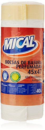 Marca Blanca - Mical Bolsas de Basura Perfumadas, 40 unidades