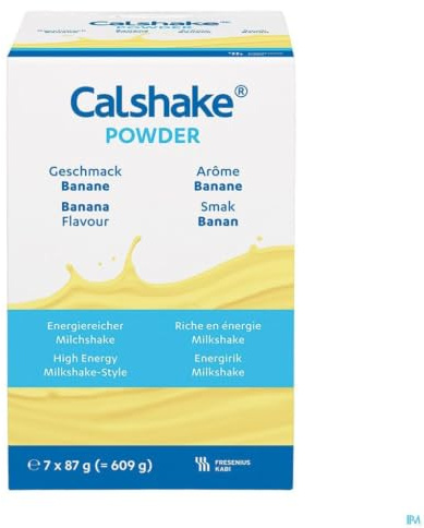 Calshake Banane Beutel Pulver, 7X87 g