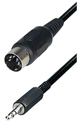 Cavo di collegamento 5 poli – spina DIN a – connettore jack 3,5 mm Stereo, 1,5 m 1 Kabel