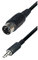 Cable de conexión de 5 polos DIN macho – Jack 3,5 mm estéreo, 1,5 m