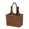 Red Hamper Double Steamed 2 Bottle Drinks Basket