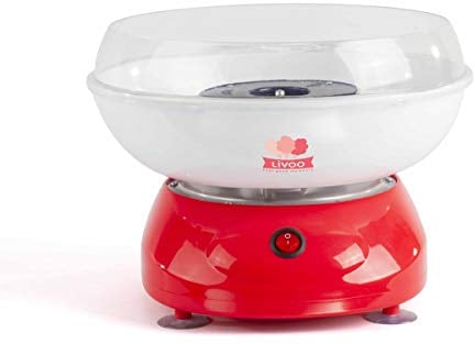 Domoclip Zuckerwattemaschine rot/weiß