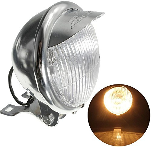 katur glänzend Motorrad Scheinwerfer Head Lamp 12 V für H onda S uzuki H arley Ya maha K awasaki