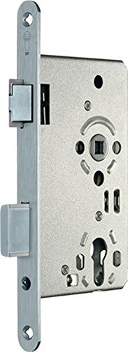 Zimmertür-Einsteckschloss PZW 20/ 55/72/8 mm, DIN Links, rund, kl.3