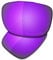 Saucer Premium Replacement Lenses for Oakley TwoFace OO9189 Sunglasses High Defense - Violet Purple Polarized