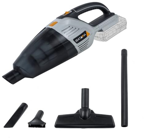 Batavia MAXXPACK Vacuum Cleaner 18V Bare Unit BAT7063395, Grey/Orange, 0.5 liters, 70 Decibeles