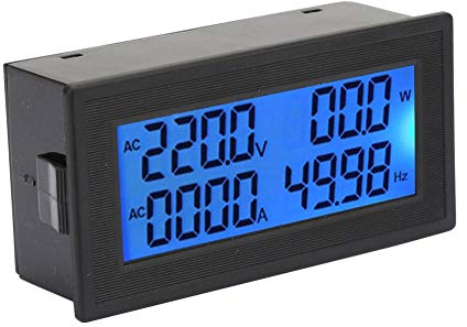 Voltmetro digitale Amperometro 6-iN 1 YB5140DM 0~20A 60~500V Voltaggio Corrente Potenza Energia Misuratore di frequenza + ac volt panel meter