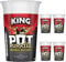 5 x 114g King Size Pot Noodle Bombay Bad Boy Pasta Vegetarian Snack Food