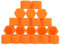 20 Stück Radmutter Felgenabdeckung,MoreChioce Universal 21mm Radschraubenkappe Kappe Auto Rad Reifen Dekor Schutz Auto Mutter Radschraube Cover Radmutter Abdeckungen,Orange