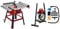 Einhell Scie circulaire à table TC-TS 2225 U (max. 2200 W, lame de scie Ø254 x ø30 mm, butée parallèle/angle, réglage en hauteur jusqu'à 80 mm) + aspirateur synchro 20L TC-VC 1820 SA