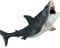 SIENON Großes Hai-Spielzeug Megalodon 27 cm, realistische Hai-Spielzeugfigur, Megalodon-Hai-Figur, Tiefseekreatur aus Kunststoff, handbemaltes Meerestiermodell, Spielset für Badespielzeug, Kuchendecke