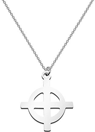 Collana croce dei monili dell'acciaio inossidabile del simbolo del pendente della croce, 3.0