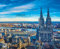 Köln aus der Luft 2024 - Wandkalender 52 x 42,5 cm - Spiralbindung: Drohnenfotografie