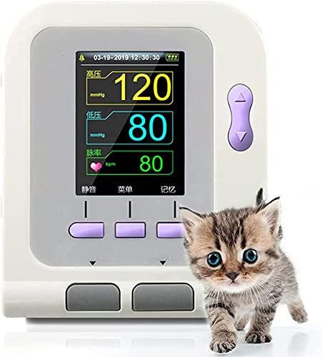 MASKIS Digital Veterinary Blood Pressure Monitor Cuff, Veterinary Animal Use Blood Pressure Monitor, Dog/Cat/Pets Animal Care, Electronic Sphygmomanometer, 3 Cuffs Electronic Sphygmomanom