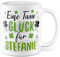 Glück Tasse Personalisierbar Geschenkidee Danke-Schön Kaffeetasse Geschenk für Freunde Kaffeebecher Wunschname Becher (Weiß)