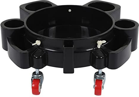 Dolly de Seau Roulant, Dolly Roulant Robuste Détail Automatique Dolly Bethet avec 5 Roulettes Pivotantes pour le Lavage de Voitures Détaillant les Manœuvres Plus Lisses