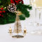 Anyingkai Kerzenhalter Weihnachten,Teelichthalter Weihnachten,Kerzenständer Weihnachten Gold,Advent Kerzenständer für Tischdeko Landhausstil Tisch Geschenk Weihnachtsdeko Kamin Dekoration