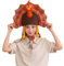 Lovely Turkey Hat For Adults 3D Cartoon Plush Hat Winter Warm Party Cap Thanksgiving Party Accessories Funny Headdress Thanksgiving Turkey Hat Photo Props Christmas Party Hat Turkey Themed Headwear