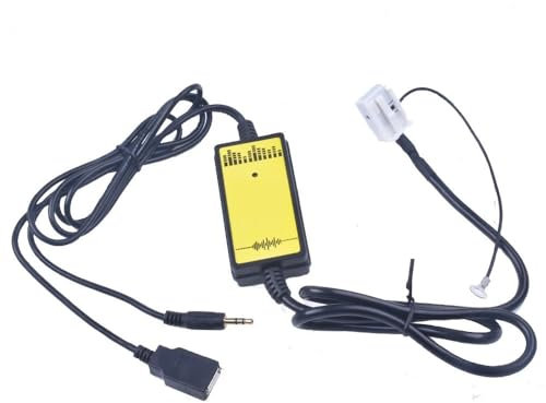 JCAKES for VW Auto CD Adapter MP3 Audio Interface AUX USB SD 12P Verbinden CD Wechsler for Audi A3 A4 for VW Käfer Golf for Skoda Superb