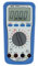Multimetro digitale 3,5 digit ICE 5020 - Funzioni: tensione DC, tensione AC, corrente DC, corrente AC, resistenza, capacita', temperatura, test di continuita', prova led e test batterie