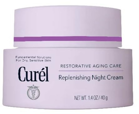 Curél Restorative Aging Care Replenishing Night Cream, 40ml | Mature Skin, Sensitive Skin, Ceramide Moisturiser, Barrier Support, Radiant, Firmer Skin