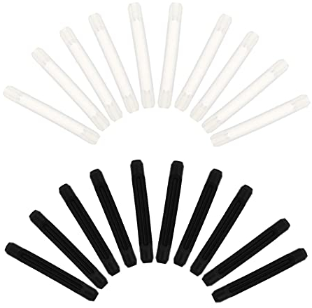 20 Paar Anti-Rutsch-Abdeckung für Brillen Silikonbrillen-Temp-Tipps Brillen enden Gläser Brille Werkzeug Brillen-Ohrbügel Augen Beine Brillenauflage Ohrringe Zubehör Glas Kieselgel