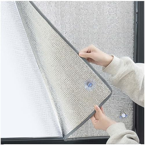 Pellicola Per Finestre Antiriflesso, Pellicola Protezione Solare, Pellicola Oscurante Per Finestre, Pellicola Isolante in Foglio Di Alluminio 8mm, Per Casa/cucina/balcone,WxH-40x50cm/16 * 20in