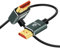 Thsucords Cavo Ultra Sottile 8K HDMI 2.1 con Angolo di 90 Gradi Verso il Basso 0.5M, Cavo Flessibile Sottile ad Alta Velocità, Supporta 4K @120Hz 8K @ 60Hz, Compatibile con Roku TV/HDTV/PS5/Blu-ray