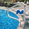 Sturdy Pool Safety Handrails Pool Handrails 31.5 X 31.5 Pool Handrail Inground Swimming Pool Hand Rail Ladder Step Handrail 304 Stainless Steel Perf