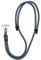 URBAN ARMOR GEAR Civilian Crossbody Lanyard/Umhängeband für Smartphone Hüllen [Einstellbare Länge bis 160cm, Drehbarer Karabinerhaken, 10mm Durchmesser] blau