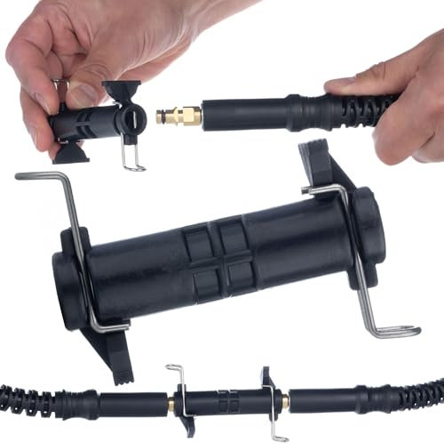 Adapter Click-Click – Verbindung von Hochdruckschläuchen | Kompatibel mit Karcher K2–K7 | Click-Click System | Schnellkupplung