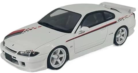 CUTSUGOK maßstabsgetreues Auto 1:18 for S15 Nissan Silvia NISMO Statische Auto Modell Sammlung Souvenir Display Ornamente Fahrzeug Modellfahrzeug zum Sammeln