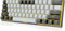 E-Yooso 60% teclado mecánico para juegos con interruptores rojos, diseño de EE. UU., con cable, iluminación LED, teclado ultracompacto 60 por ciento para Windows, gris y negro