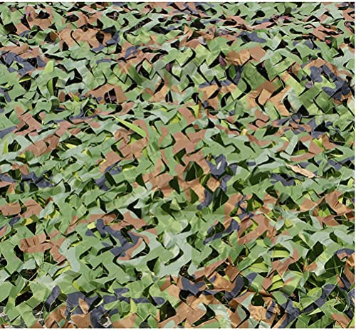 Rouleau de filet de camouflage pour pergola de jardin, 4 x 7 m, stores militaires en toile de canard avec dissimulation naturelle pour l'ombre et l'intimité