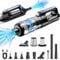 MONOZEL Car Vacuum Portable Cordless, 18000Pa 2 in 1 Cleaner&Air Duster, 130W Brushless Motor Handheld Vacuum Cordless with 7800mAh Battery, LED Light, Multi-Nozzles for Car, Home, Office, Pet