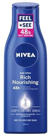 Nivea Body Lotion Rich Nourishing 5 IN 1, 48h, Intense Moisture, 400 ml