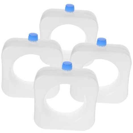 HEMOTON Lot De 4 Boîtes À Glaçons avec Ventilateur pour Climatisation Boîte À Déjeuner À Glaçons avec Ventilateur Refroidisseur Blocs De Glace Portables pour Glacière Bac À