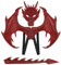 Costume de Dragon pour Enfants Halloween Dragon Costume avec Masque, Queue et Aile Robe de Robe Cosplay pour la Mascarade de fête (Rouge)