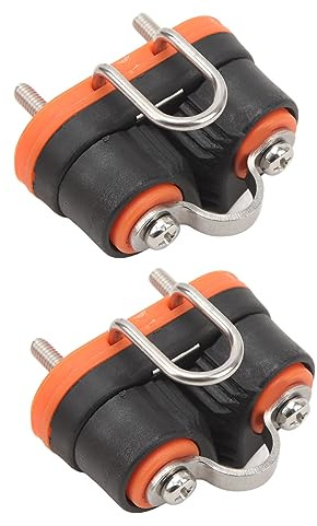 Edelstahl Kajak Nocken Strecke, 2 Stück Kugellager für Bootsseile 3-6mm