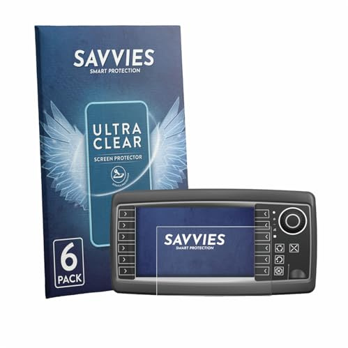 Savvies 6 Stück Schutzfolie für Wachendorff OPUS A6 Standard (2. Gen.) Displayschutz-Folie Ultra-Transparent