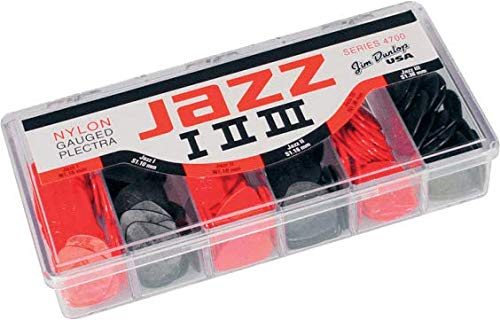 JIM DUNLOP Plektrum Multi Jazz III XL nylon 1,38mm 6 Stück