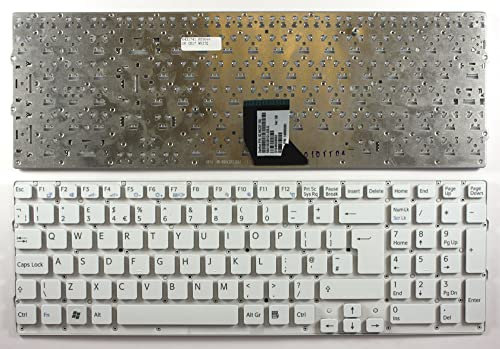 Power4Laptops Regno Unito Bianco Tastiera Sostitutiva per Portatili Compatibile con Sony Vaio VPC-CB17FXW