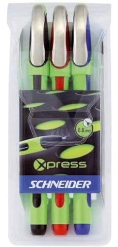 Schneider 190093 - Xpress Fineliner Pen Asstd Pk3