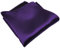 TigerTie gewebtes Designer Satin Seideneinstecktuch in dunkellila Uni einfarbig - Pochette 30 x 30 cm - Einstecktuch 100% reine Seide