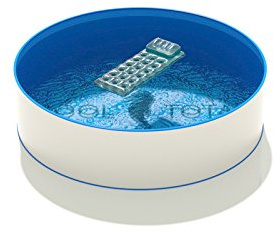 Rundbecken Ø 4,50 m, 1,20 m, Folie blau 0,8 mm