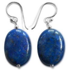 Elegante Lapislazuli Tropfen Ohrringe aus 925 Silber – Natürlicher Blauton im edlen Design