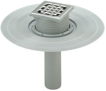 Viega Ablauf für Balkon Advantix 4944.2 DN50, 50 Millimeter, Messing, Balcony Drain, 1 Stück, Hardware